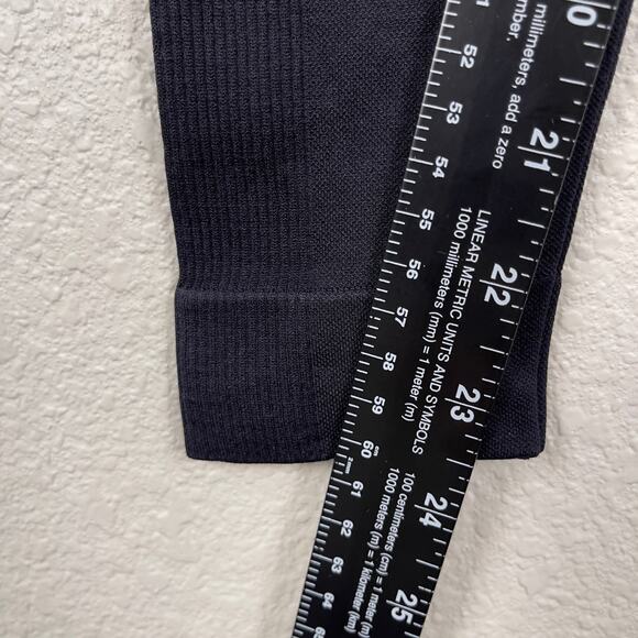 Set Active Sculptflex Power High Rise Leggings Black Size Medium Athleisure Yoga - Picture 9 of 11